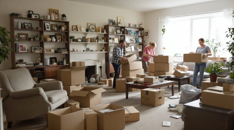 comment vider une maison après un décès