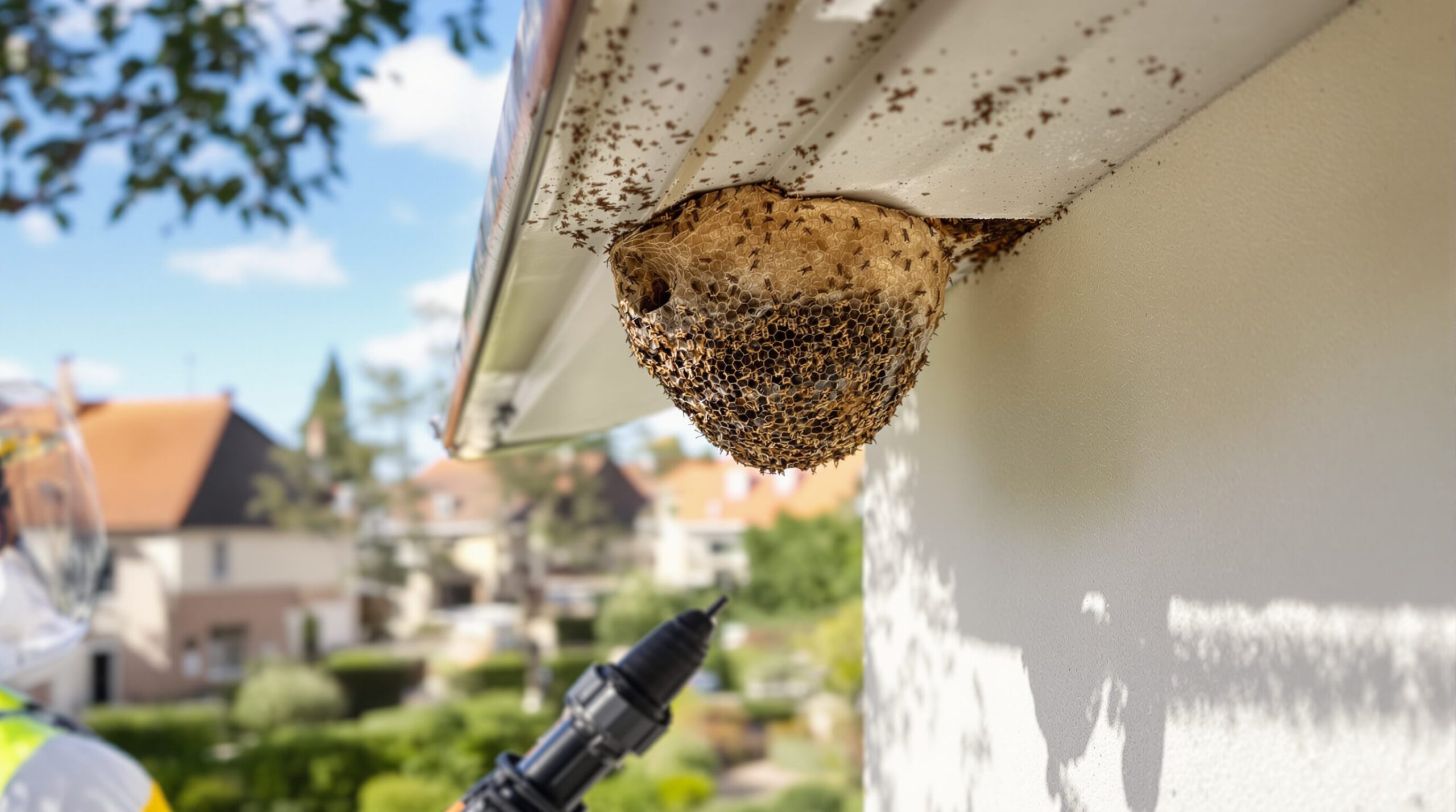Pourquoi l’élimination de nids de guêpes en région lyonnaise est essentielle ?