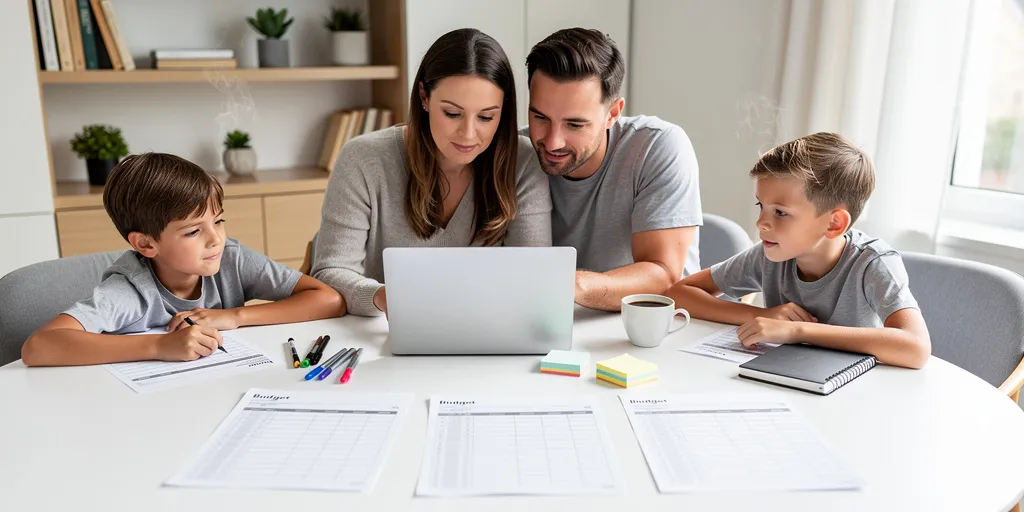 budget familial modèle