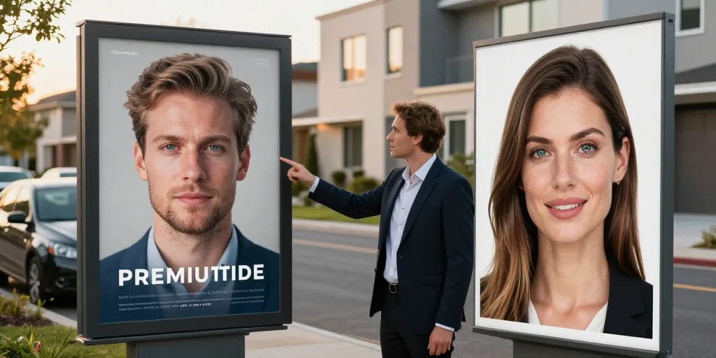 panneau publicitaire immobilier