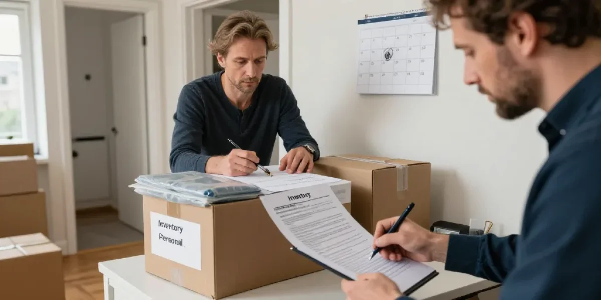 locataire parti en laissant ses affaires